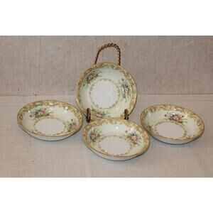 Vintage Noritake Gramatan Fruit Dessert Bowls - Set of 4